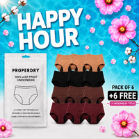 ProperDry Women’s Leakproof Underwear – Reusable Absorbent Underwear (Multi Color)