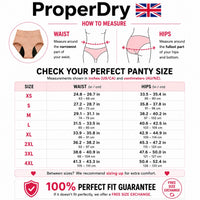 ProperDry Women's Leakproof Underwear – Absorbent & Reusable (Red color)