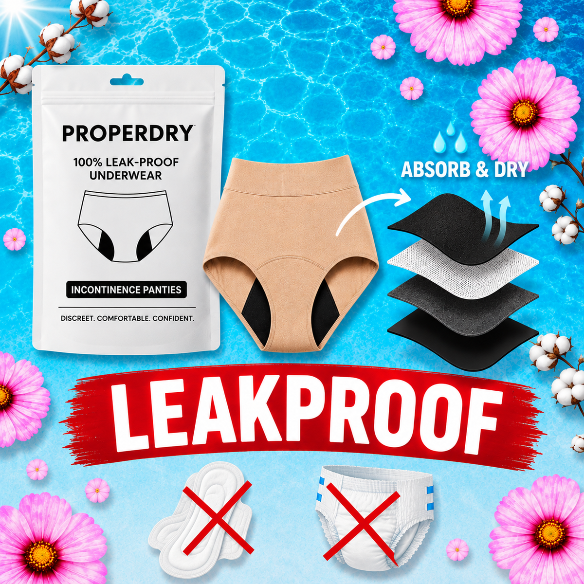 ProperDry leak-proof underwear